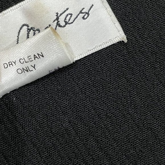 Vintage Patchwork Dress Womens M Multicolor Black Crinkle Textured Button Boho - Picture 6 of 12